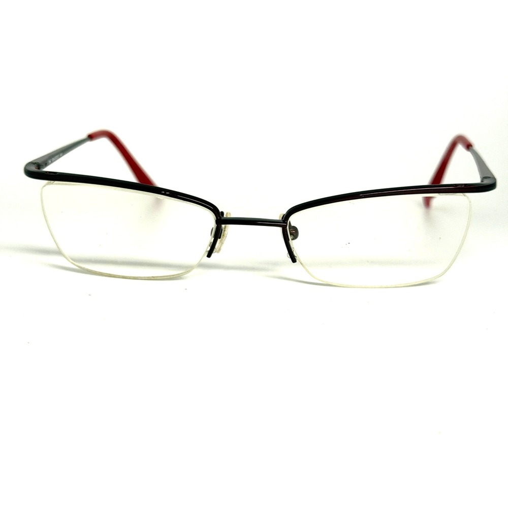 Beausoleil Paris MT 45‎ CER Eyeglasses Frames Burgundy Red Made in Japan Eyewear